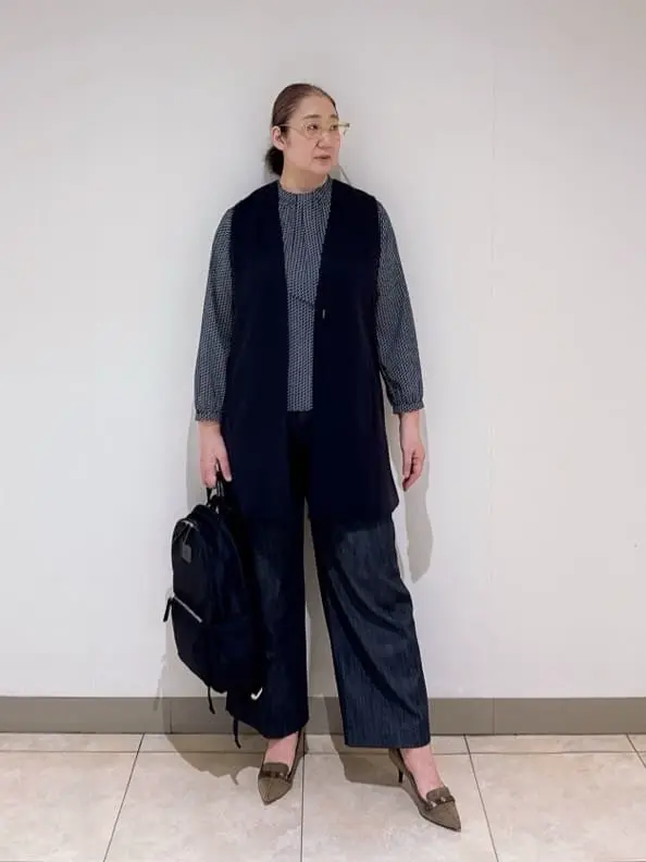 J.PRESS LADIES L スタッフ コーディネート画像