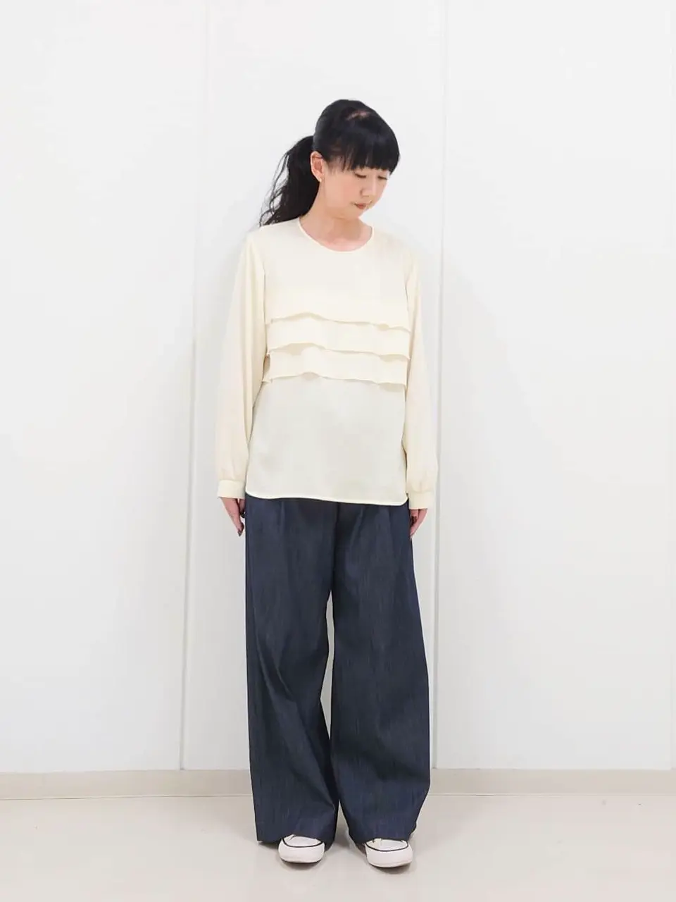 J.PRESS LADIES L スタッフ コーディネート画像