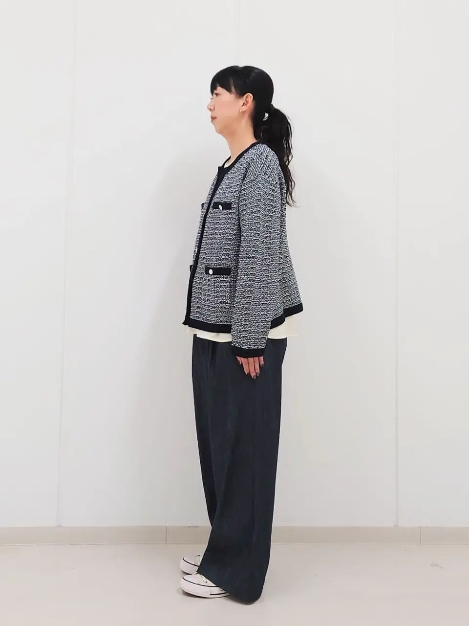 J.PRESS LADIES L スタッフ コーディネート画像