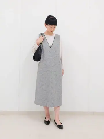 J.PRESS LADIES L スタッフ コーディネート画像
