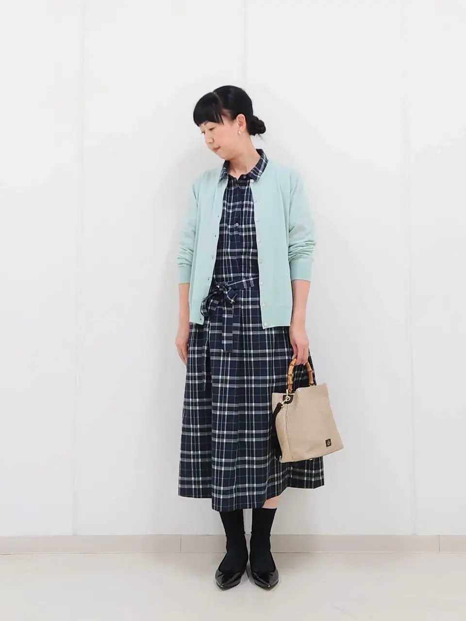 J.PRESS LADIES L スタッフ コーディネート画像