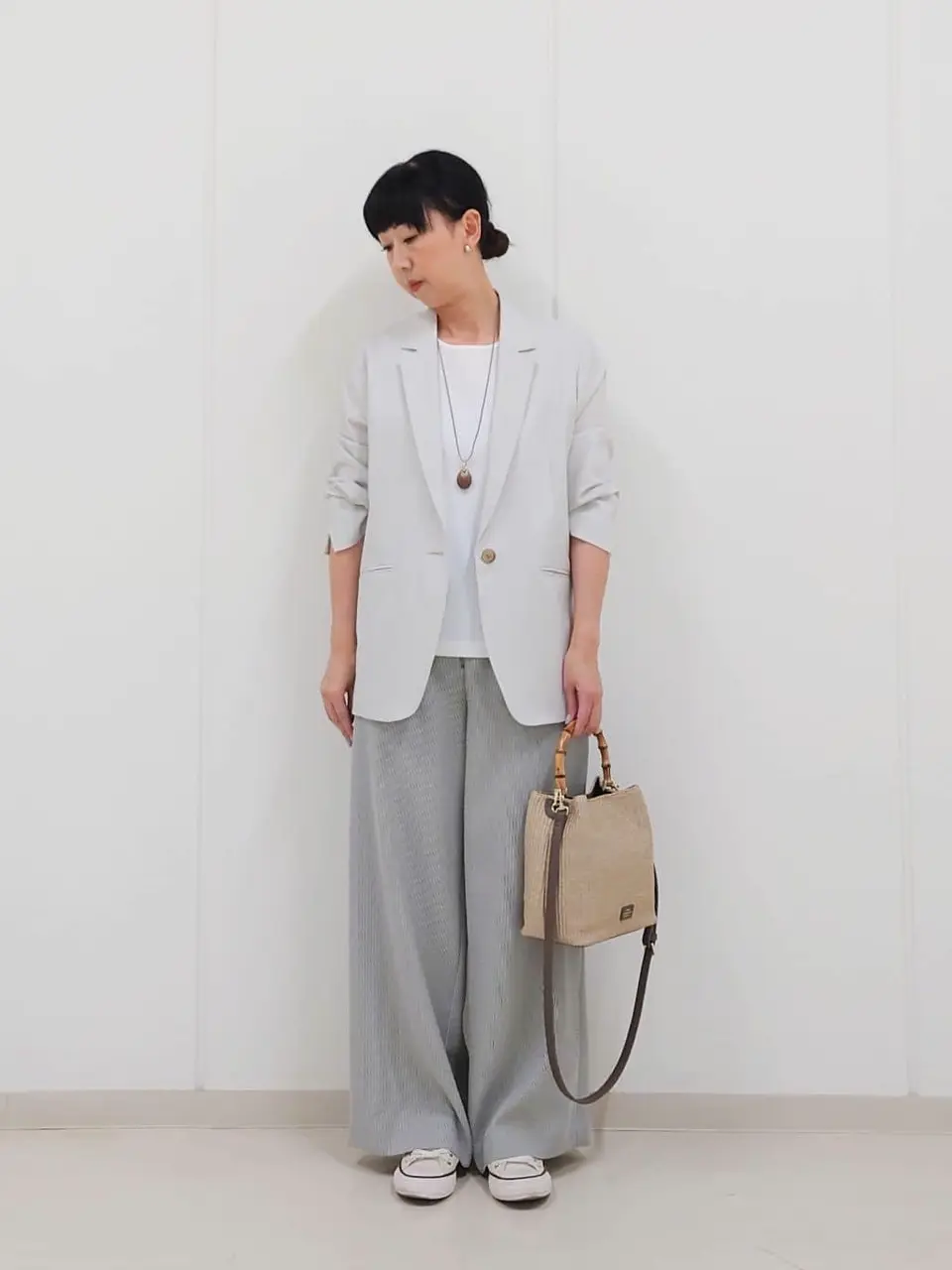 J.PRESS LADIES L スタッフ コーディネート画像