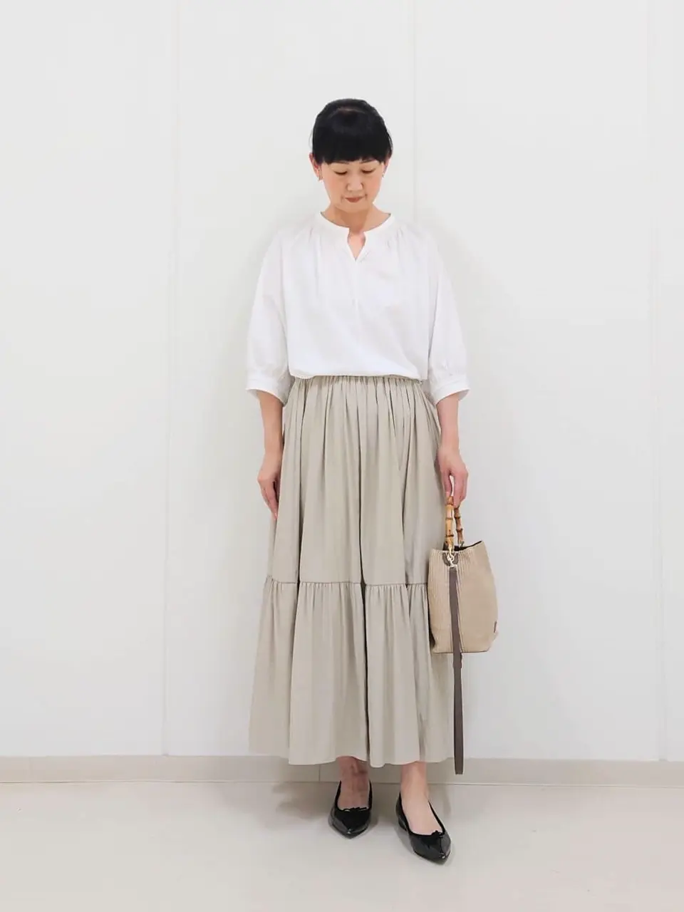 J.PRESS LADIES L スタッフ コーディネート画像