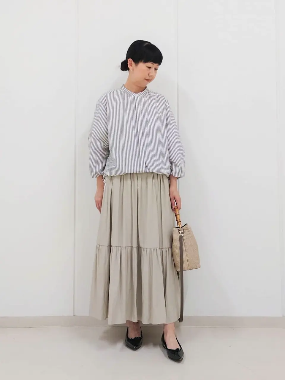 J.PRESS LADIES L スタッフ コーディネート画像