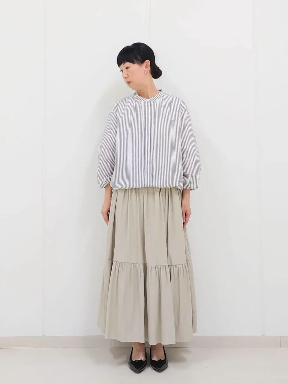 J.PRESS LADIES L スタッフ コーディネート画像