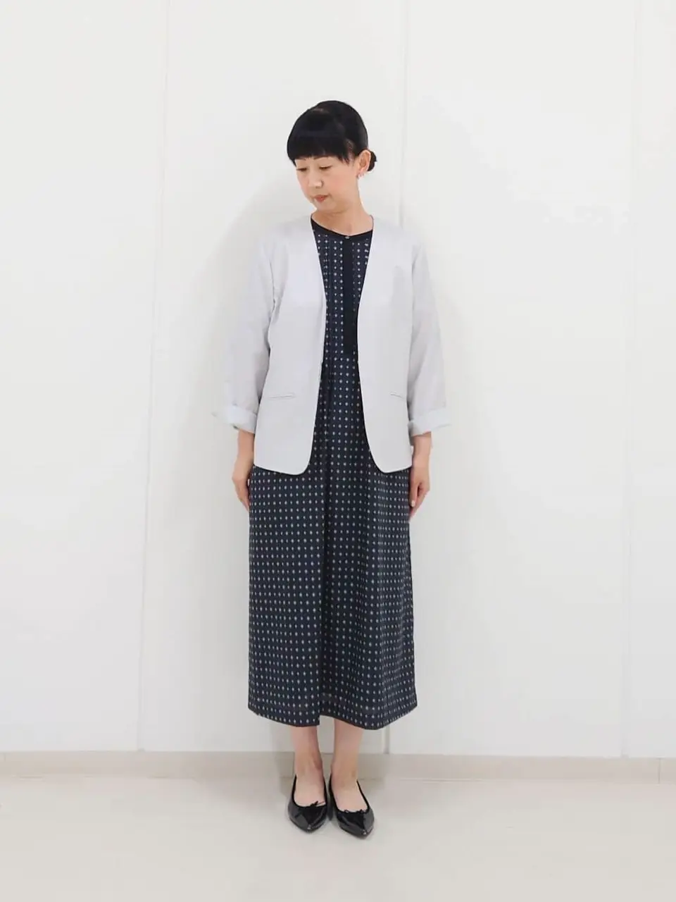 J.PRESS LADIES L スタッフ コーディネート画像