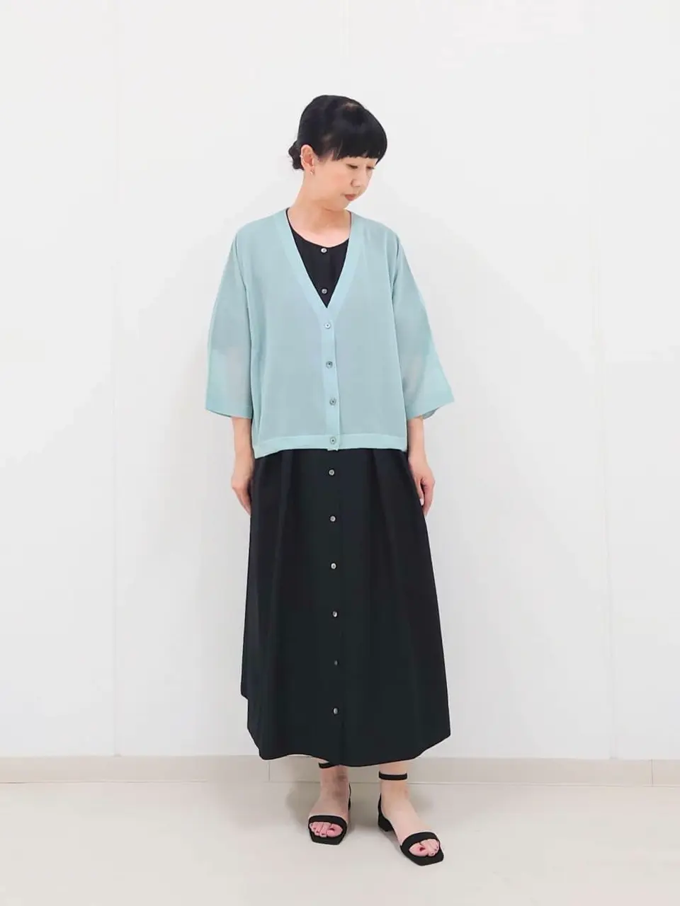 J.PRESS LADIES L スタッフ コーディネート画像