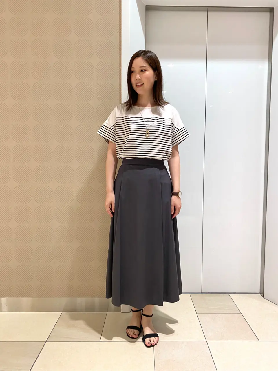 J.PRESS LADIES L 早川 コーディネート画像