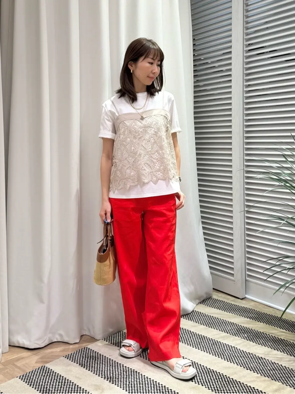 ONWARD CROSSET SELECT KURIYAMA コーディネート画像