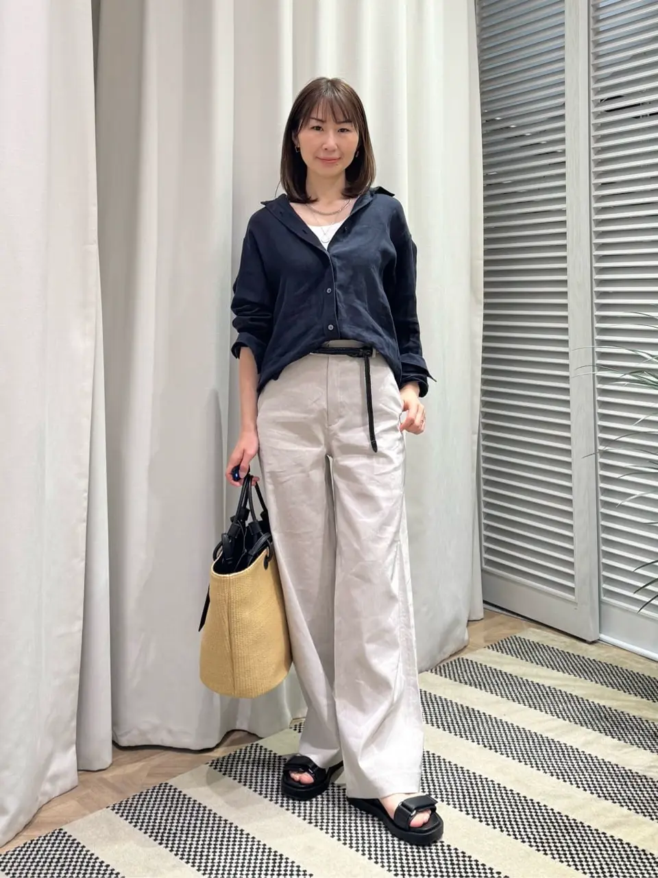 ONWARD CROSSET SELECT KURIYAMA コーディネート画像