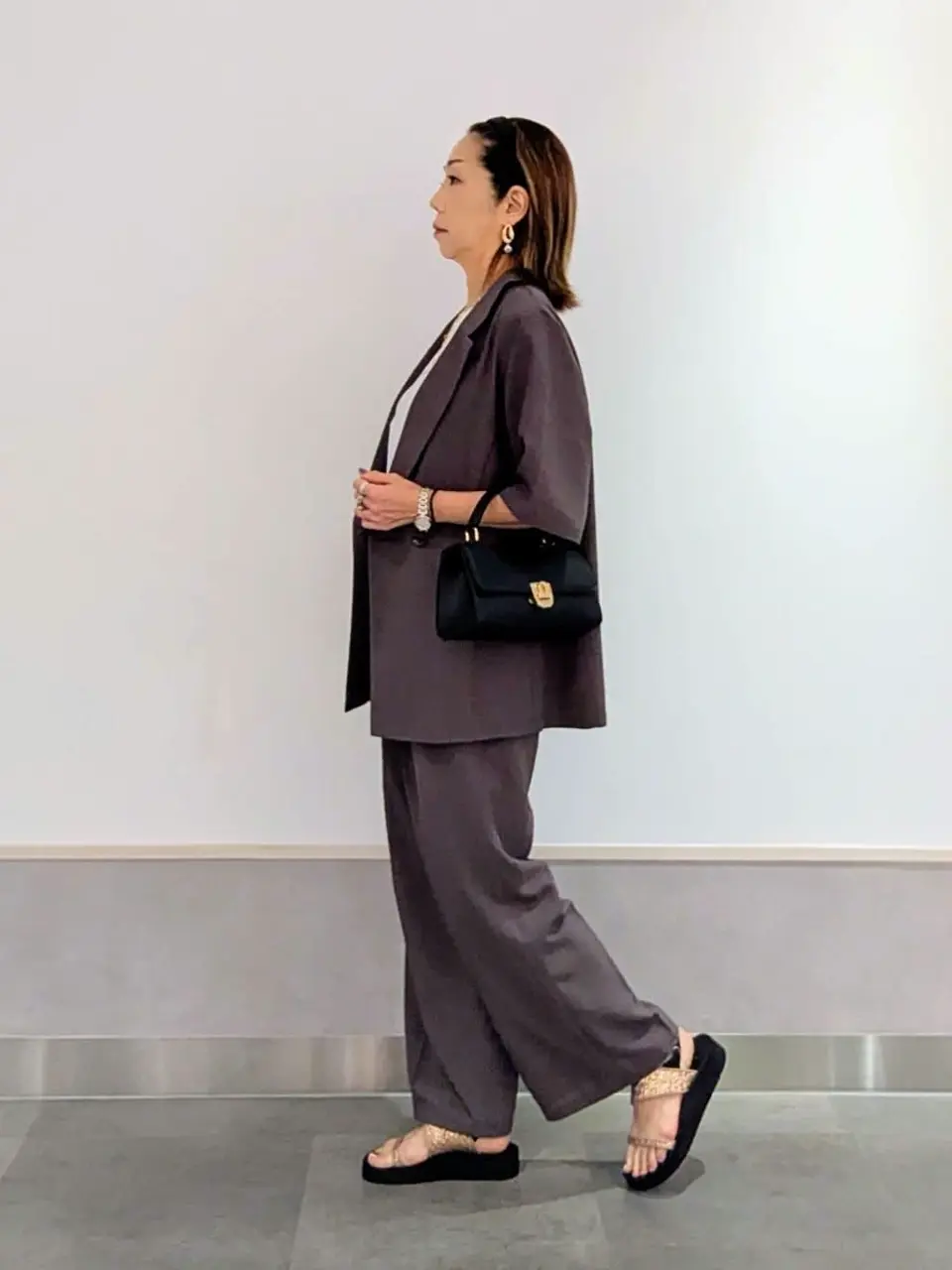 ONWARD CROSSET SELECT niwa コーディネート画像