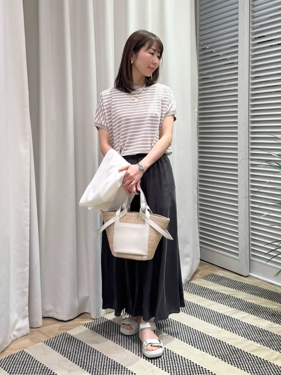 ONWARD CROSSET SELECT KURIYAMA コーディネート画像