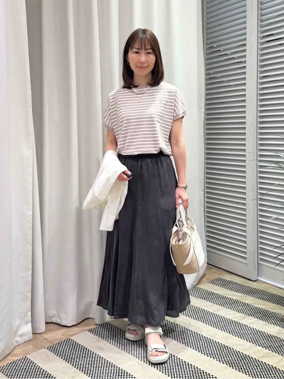 ONWARD CROSSET SELECT KURIYAMA コーディネート画像