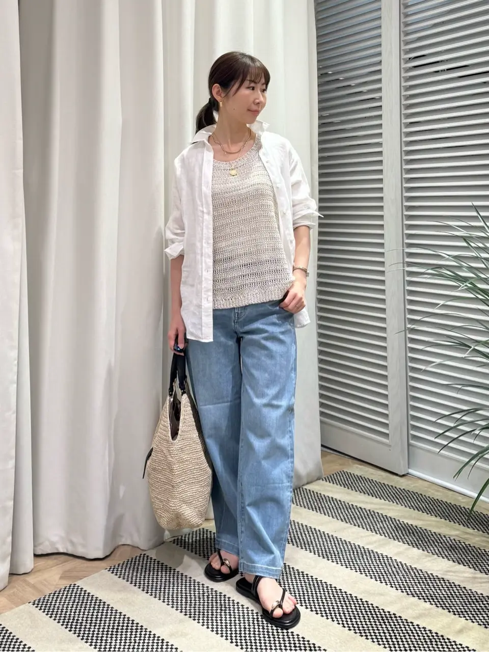 ONWARD CROSSET SELECT KURIYAMA コーディネート画像