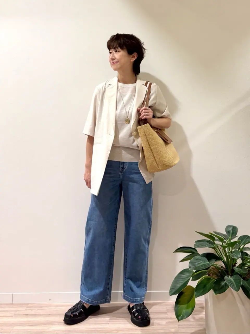 ONWARD CROSSET SELECT 照木 コーディネート画像