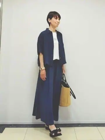 ONWARD CROSSET SELECT 宗田 コーディネート画像