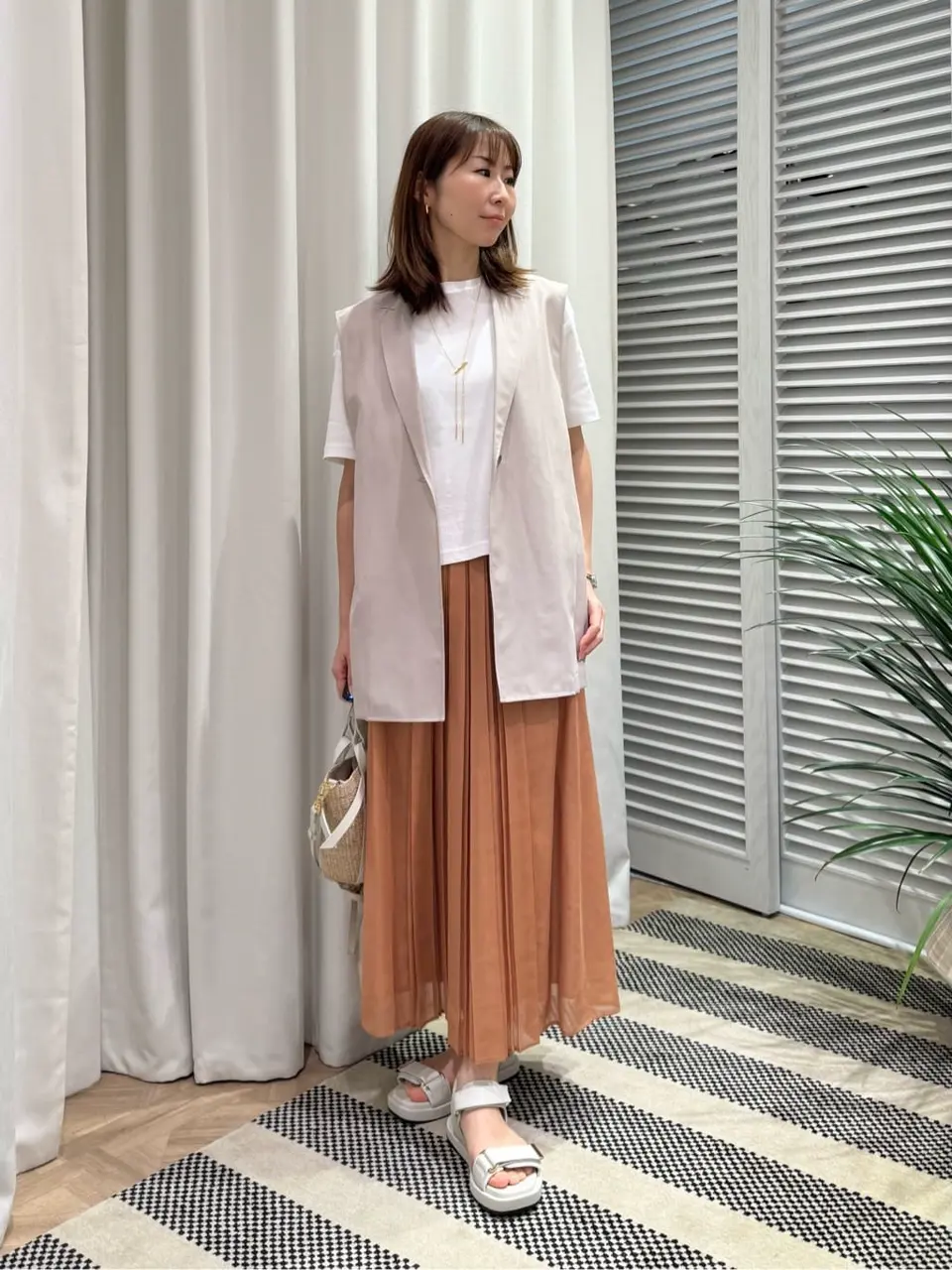 ONWARD CROSSET SELECT KURIYAMA コーディネート画像