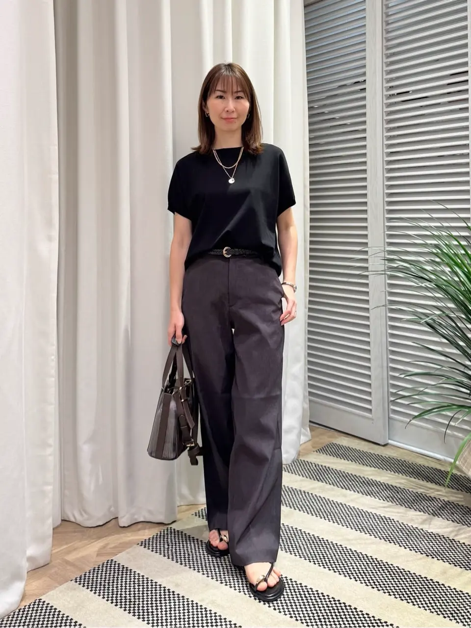 ONWARD CROSSET SELECT KURIYAMA コーディネート画像