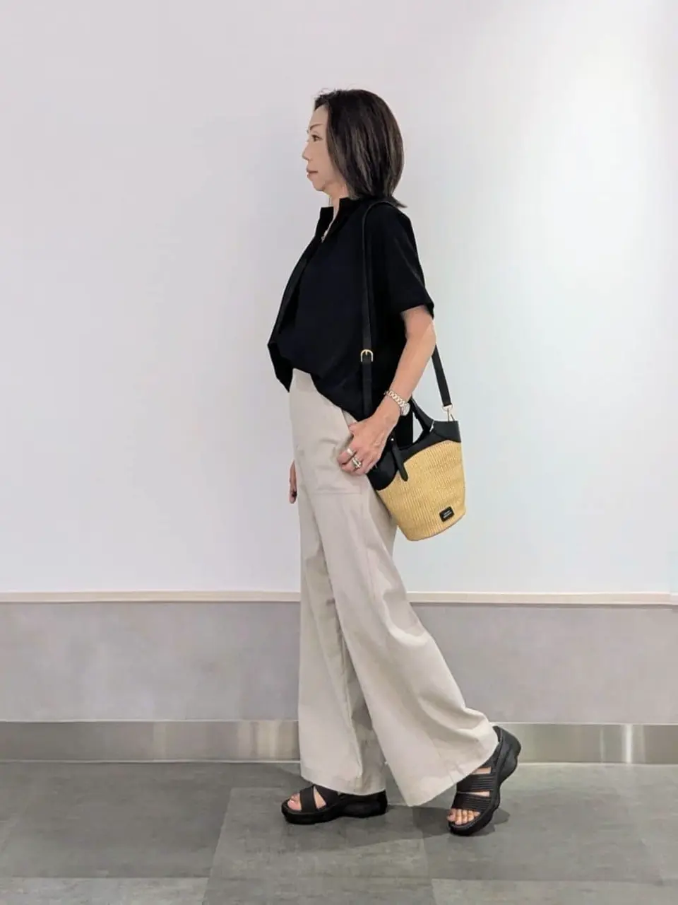 ONWARD CROSSET SELECT niwa コーディネート画像