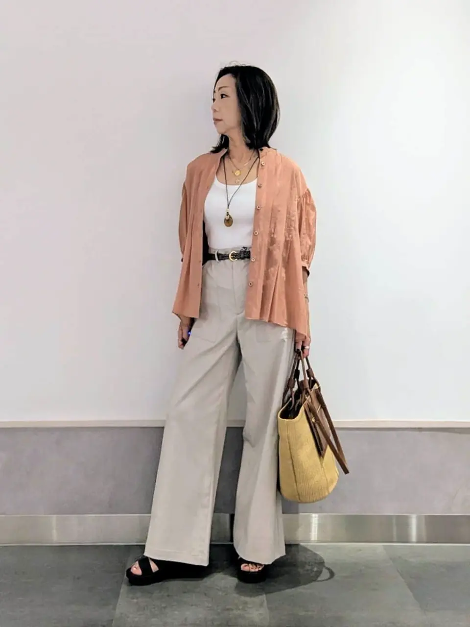 ONWARD CROSSET SELECT niwa コーディネート画像