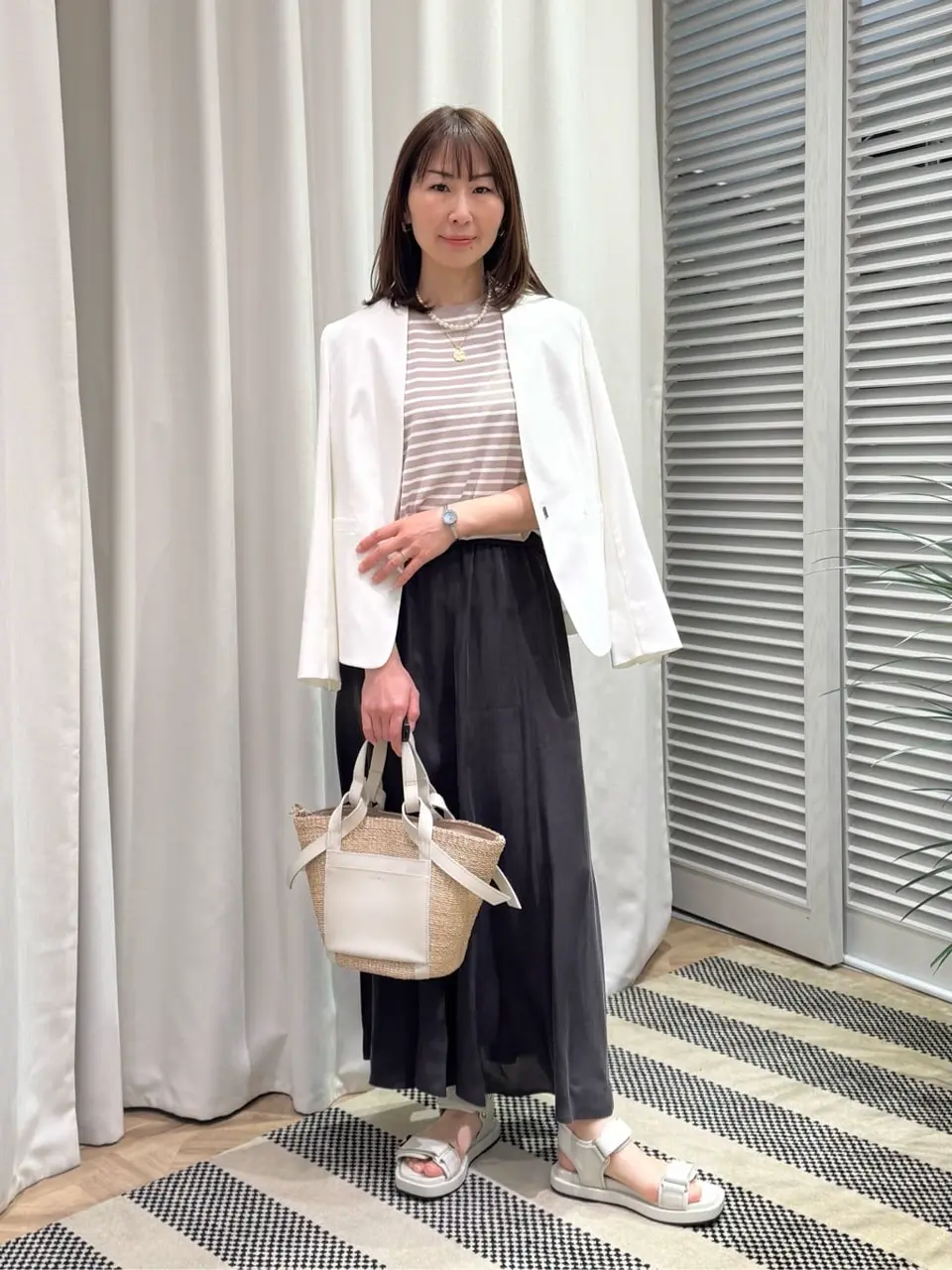 ONWARD CROSSET SELECT KURIYAMA コーディネート画像