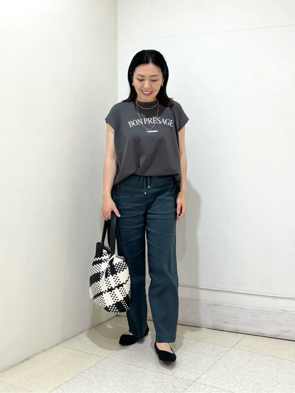 ONWARD CROSSET SELECT 野村 コーディネート画像