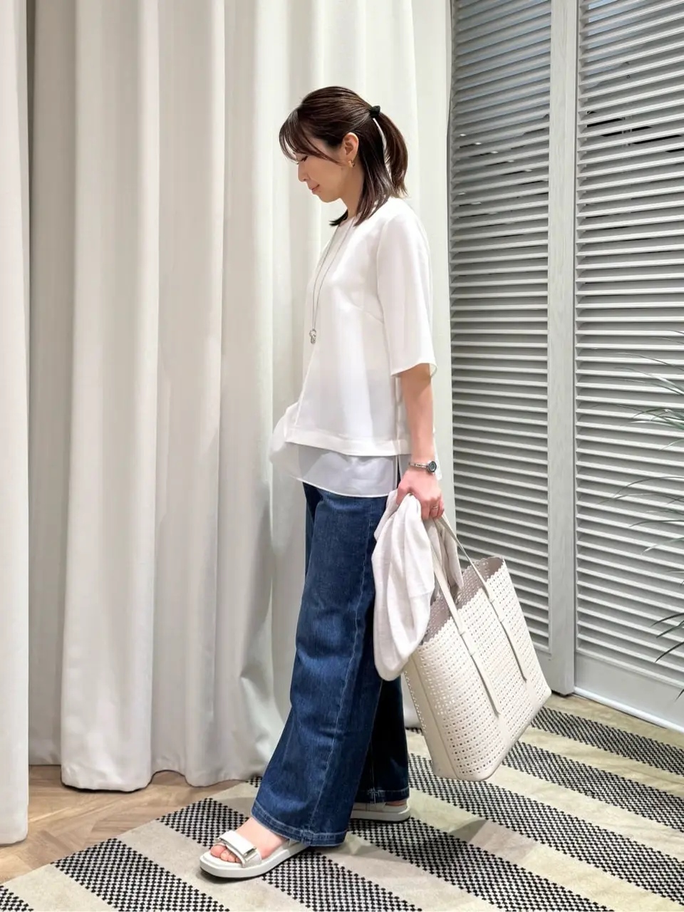 ONWARD CROSSET SELECT KURIYAMA コーディネート画像