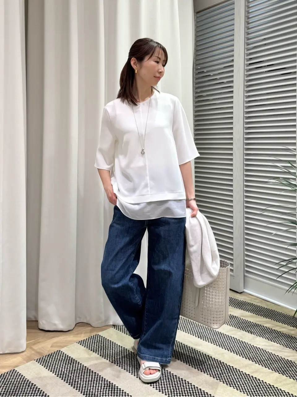 ONWARD CROSSET SELECT KURIYAMA コーディネート画像