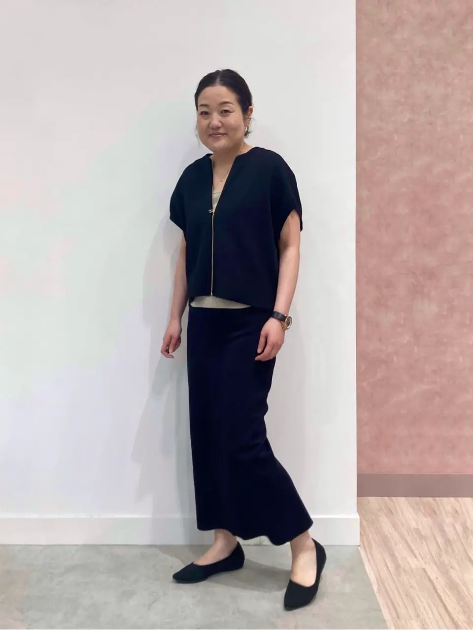 ONWARD CROSSET SELECT 野村 コーディネート画像