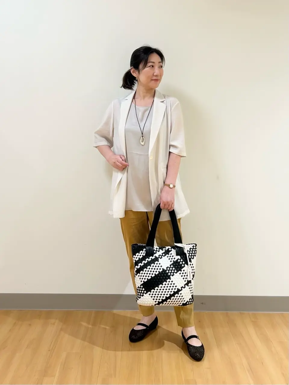 ONWARD CROSSET SELECT TAKI コーディネート画像