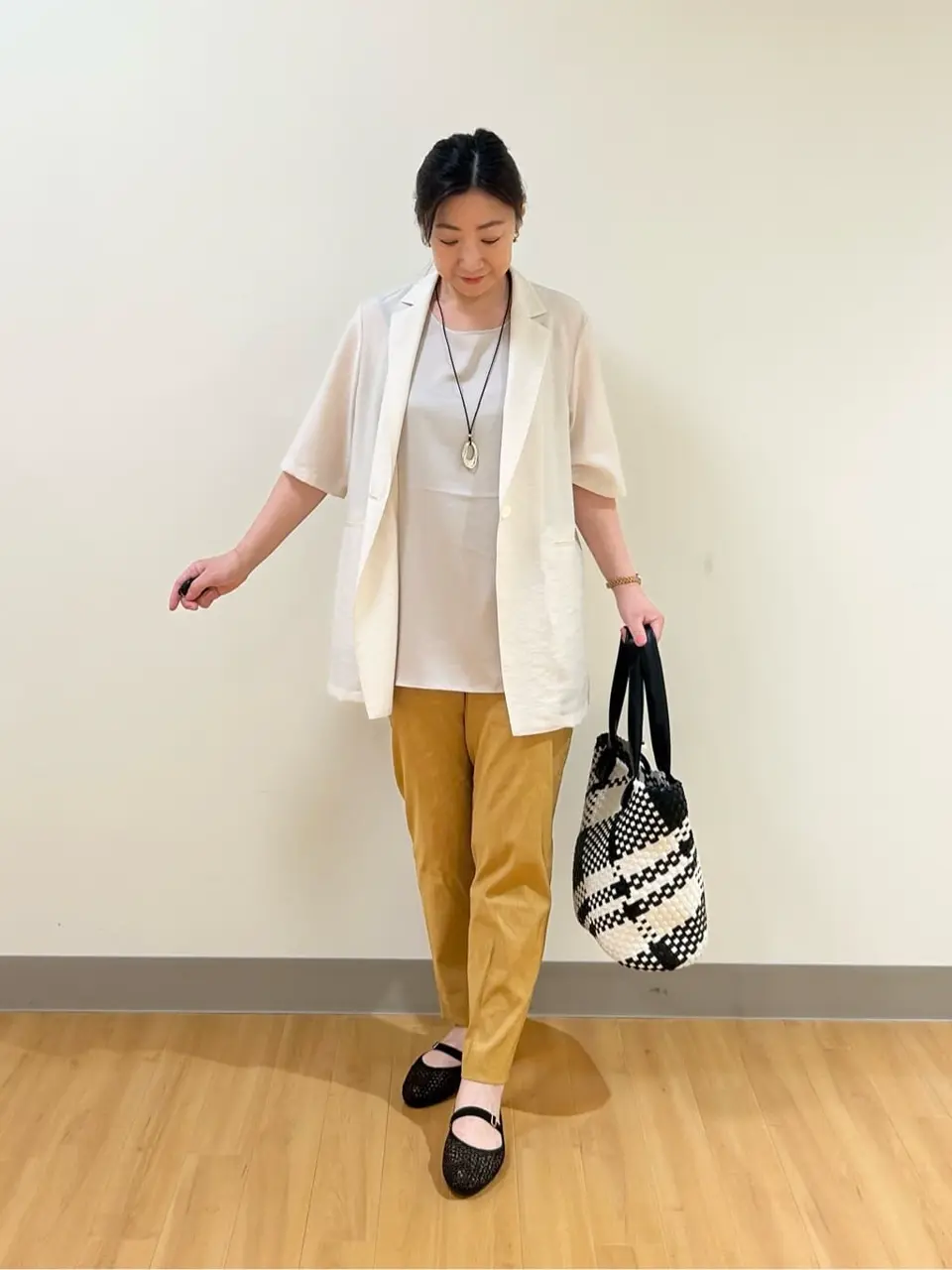 ONWARD CROSSET SELECT TAKI コーディネート画像