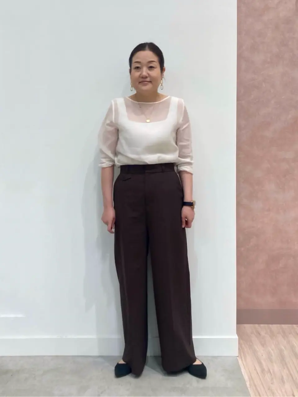 ONWARD CROSSET SELECT 野村 コーディネート画像