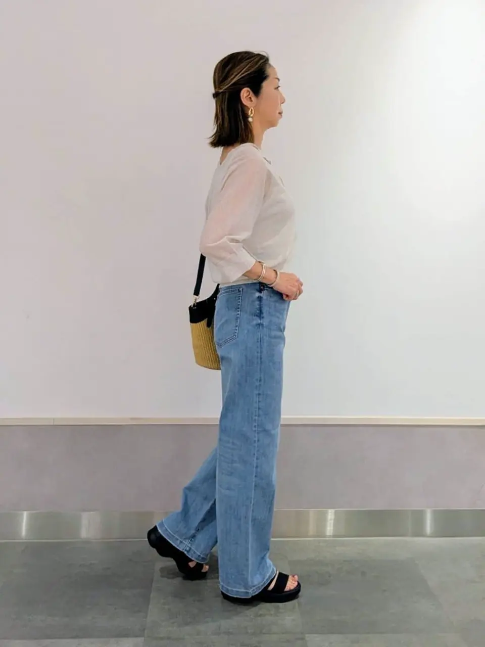 ONWARD CROSSET SELECT niwa コーディネート画像