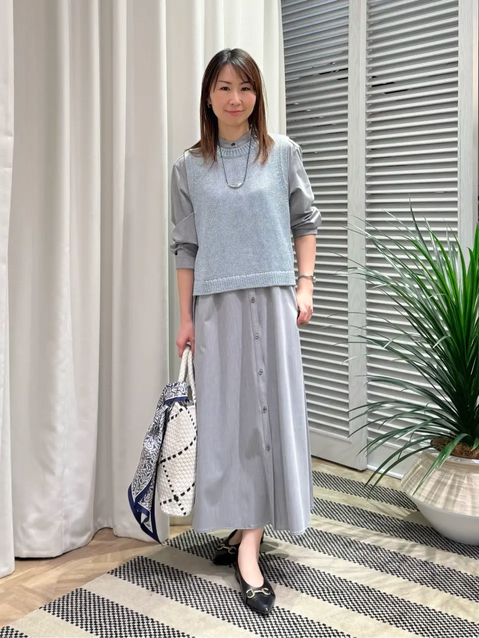 ONWARD CROSSET SELECT KURIYAMA コーディネート画像