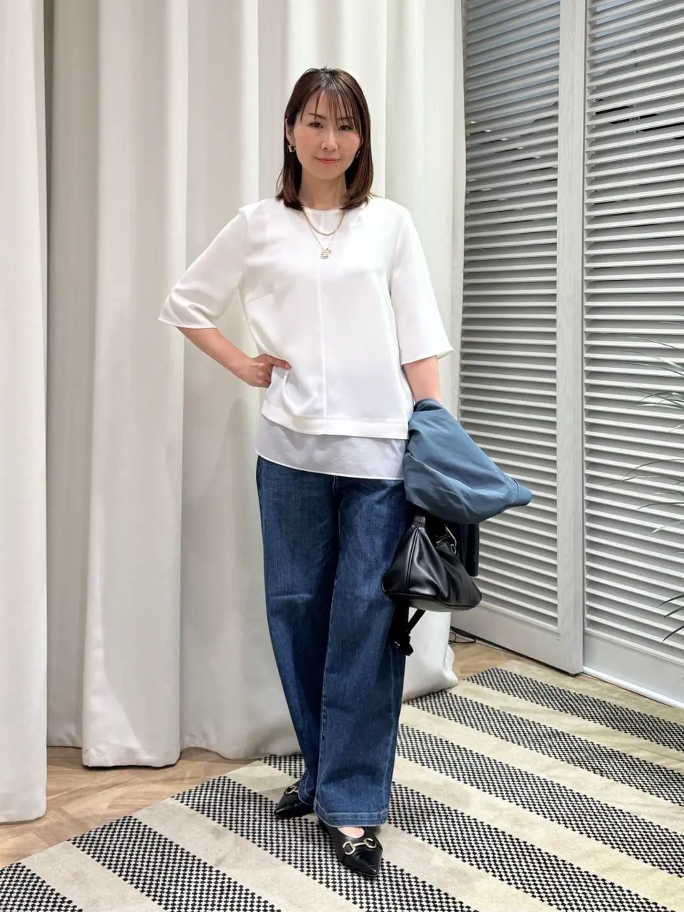 ONWARD CROSSET SELECT KURIYAMA コーディネート画像