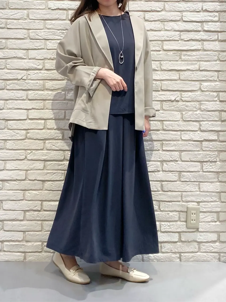 ONWARD CROSSET SELECT 檀 コーディネート画像