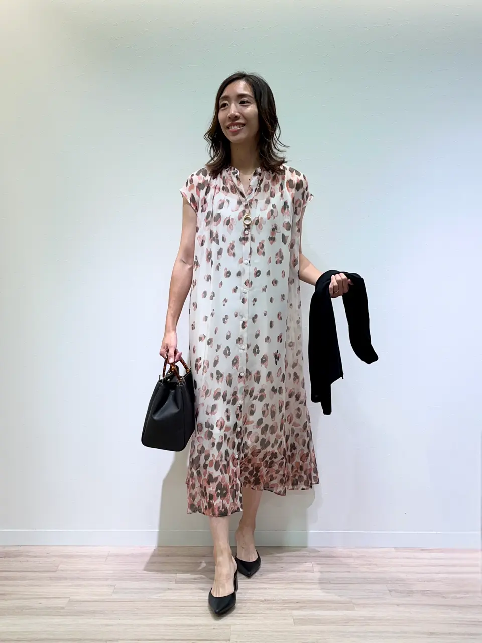 極上品　\" 自由区 \"　アンゴラ65% ミドル丈　Pコート　オレンジ C．グレー 【尾州アンゴラ混素材】スタンドカラーコート ミドル