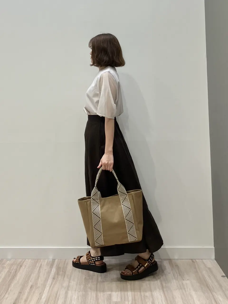 ONWARD CROSSET SELECT 林 コーディネート画像