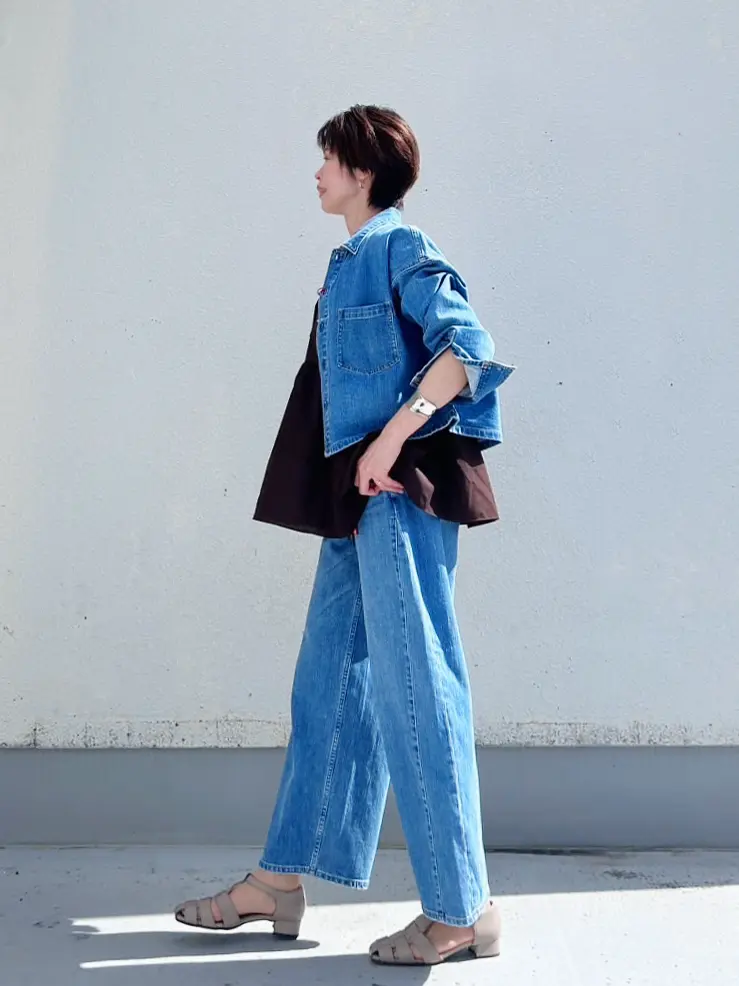 ONWARD CROSSET SELECT umi コーディネート画像