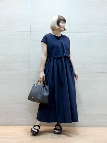 スワンレイクブルーコーデ ONWARD CROSSET STORE ONWARD CROSSET SELECT 藤崎(大きいサイズ