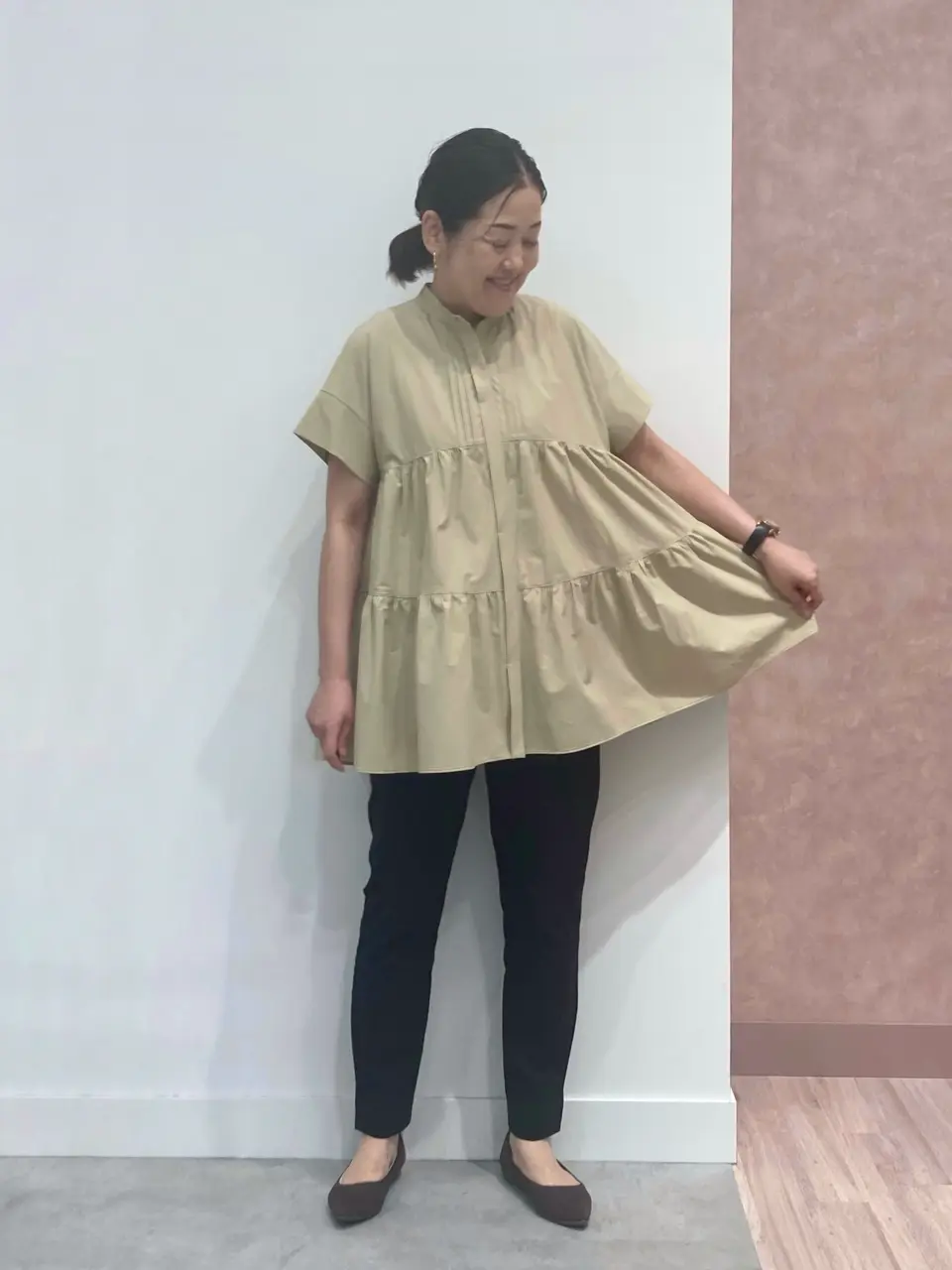 ONWARD CROSSET SELECT 野村 コーディネート画像