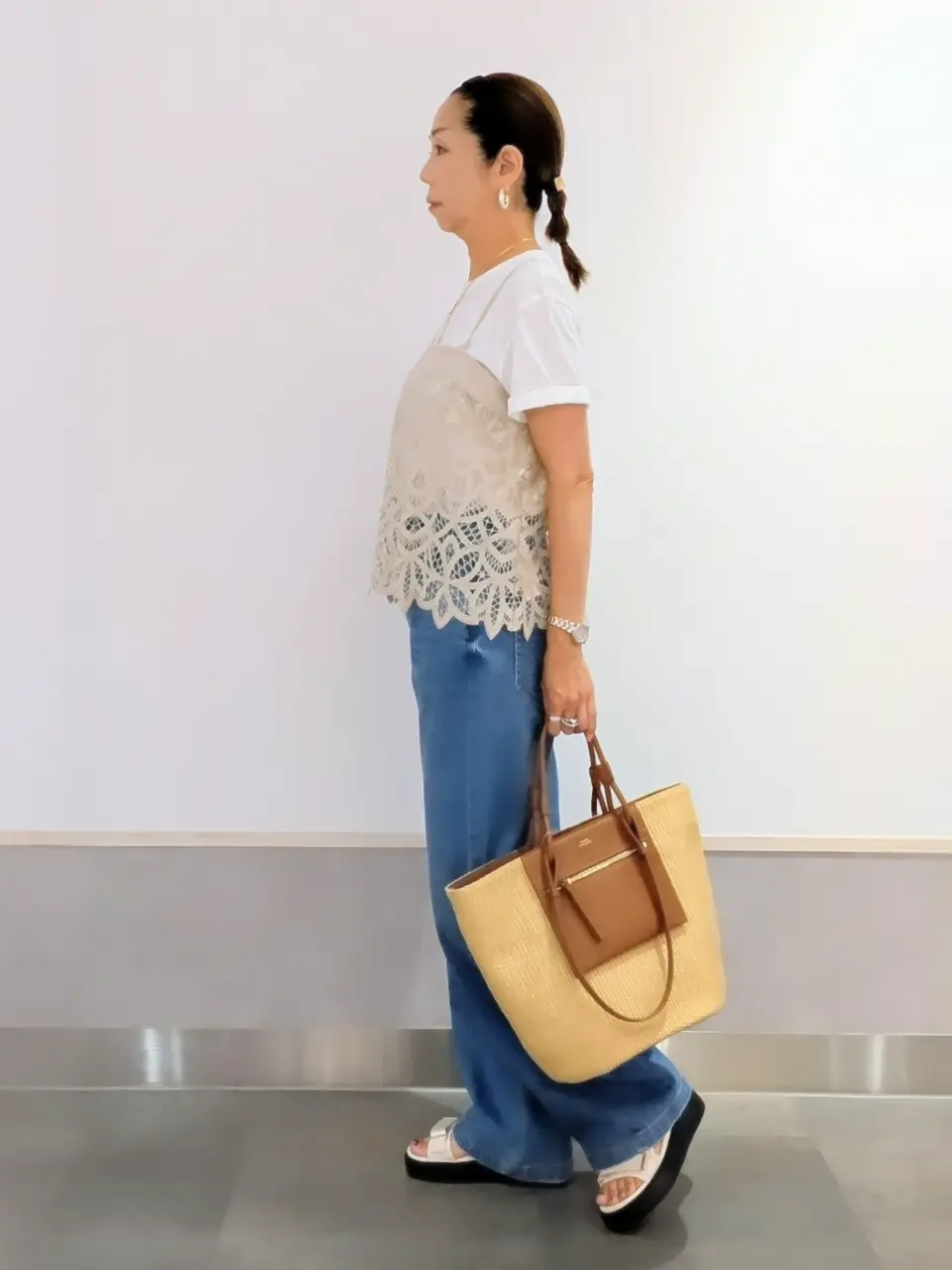 ONWARD CROSSET SELECT niwa コーディネート画像