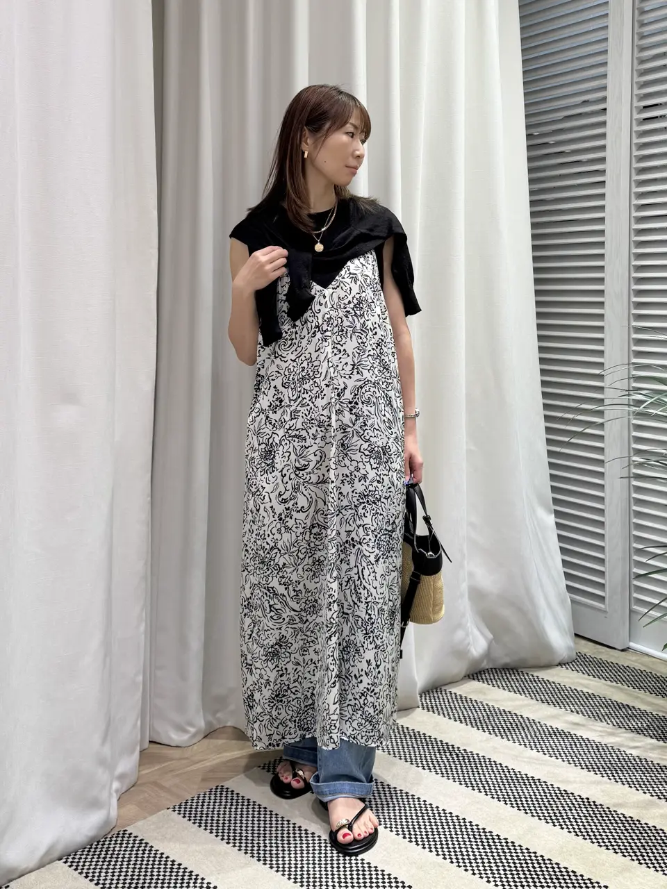 ONWARD CROSSET SELECT KURIYAMA コーディネート画像