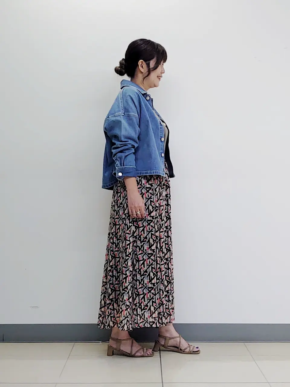 ONWARD CROSSET SELECT 森 コーディネート画像