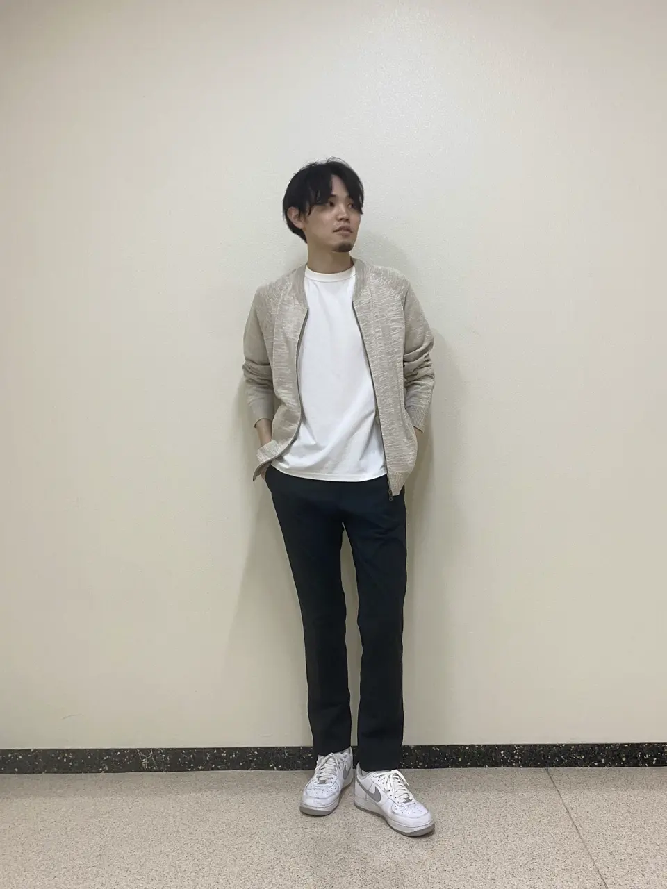 未使用　J.PRESS サマーウール　ネイビートラウザーズ　91 j00000000103.jpg