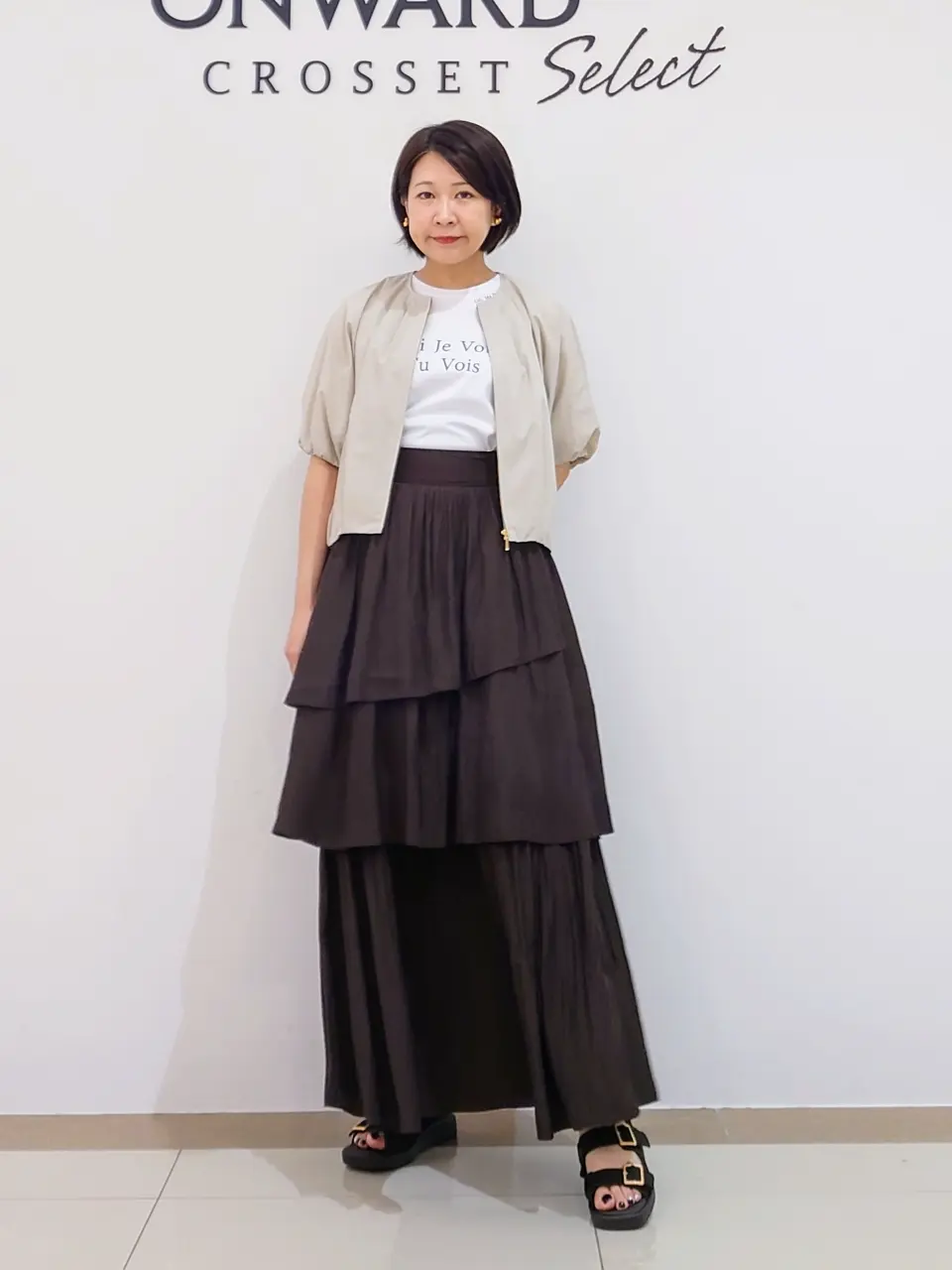 ONWARD CROSSET SELECT スタッフ コーディネート画像