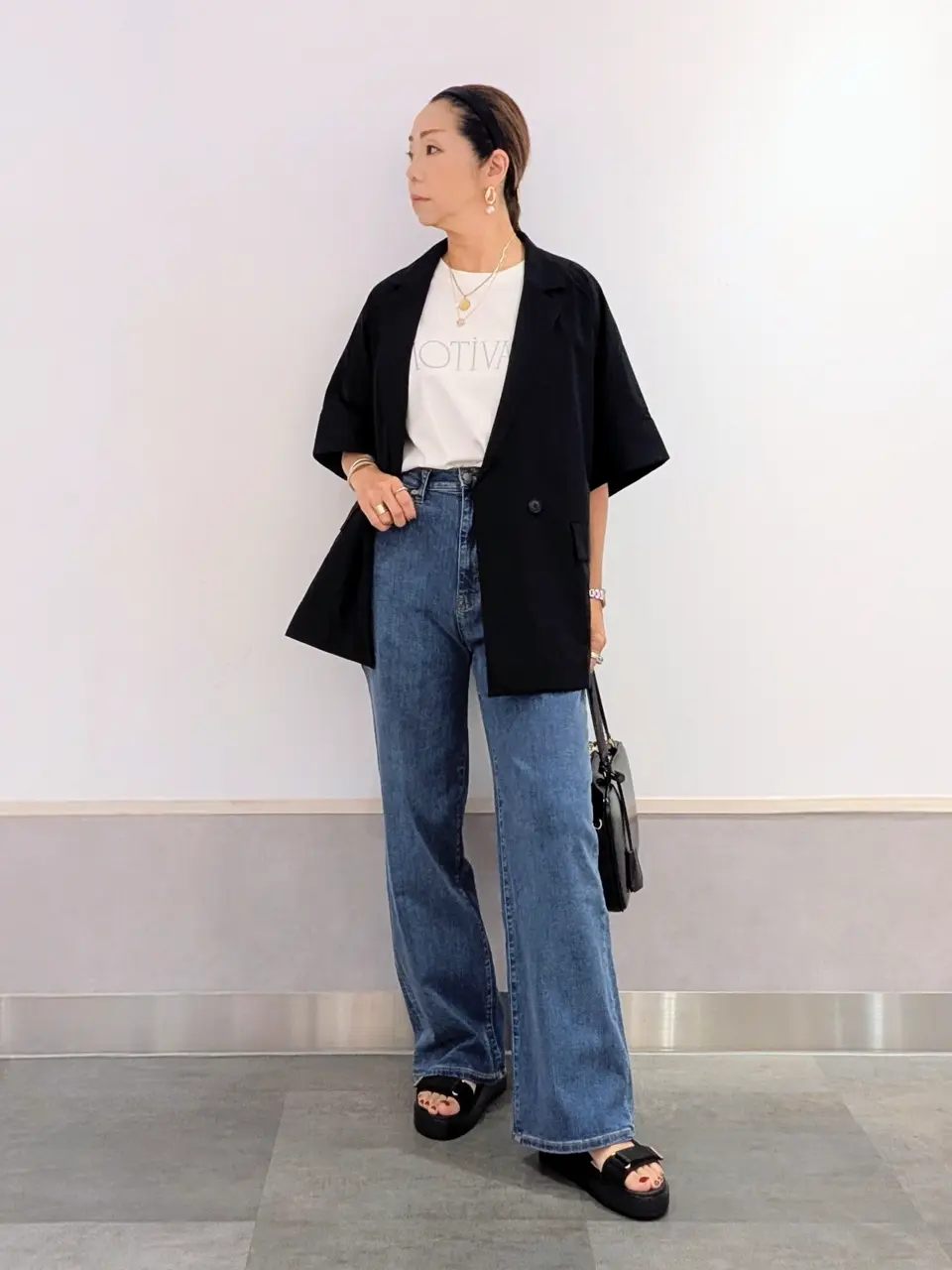 ONWARD CROSSET SELECT niwa コーディネート画像