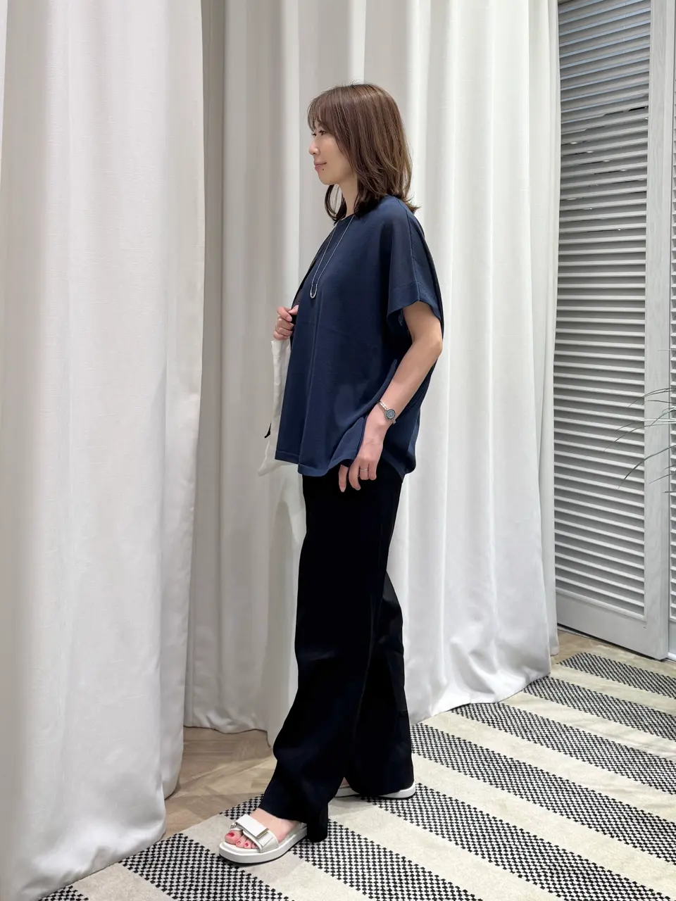 ONWARD CROSSET SELECT KURIYAMA コーディネート画像