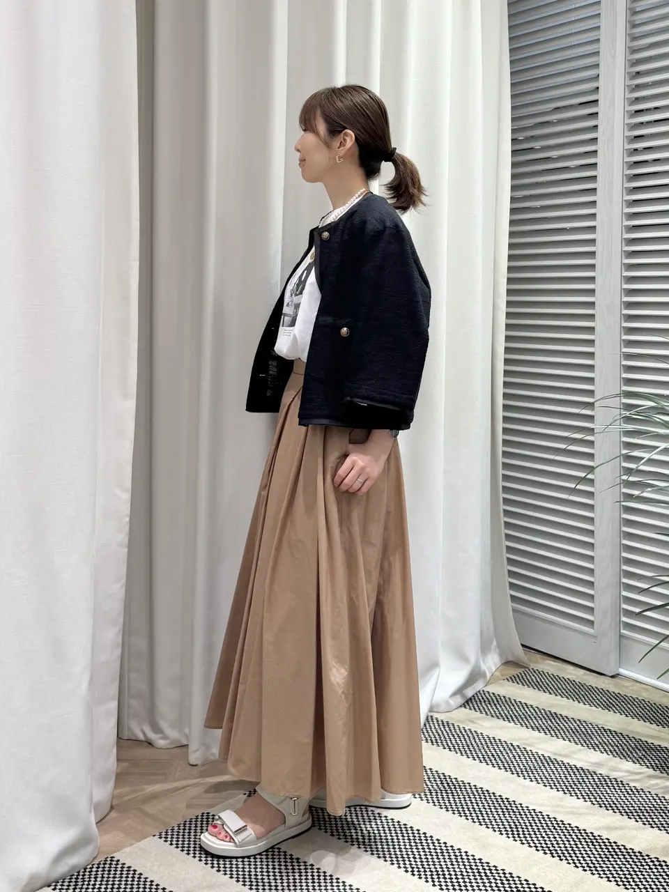 ONWARD CROSSET SELECT KURIYAMA コーディネート画像