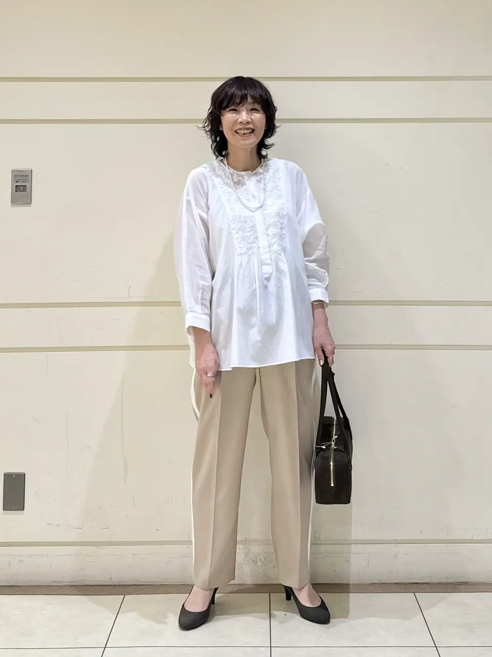 大きいサイズ クミキョク ジャージーポンチョライクカットソー(23区ICB自由区 大きいサイズ クミキョク ブラウスライクジャージーカットソー